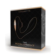 Coquette The Royal Embrace Black Rose Gold - Dual Stimulation