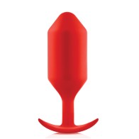 b-Vibe Weighted Snug Plug 6 Red