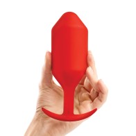 b-Vibe Weighted Snug Plug 6 Red