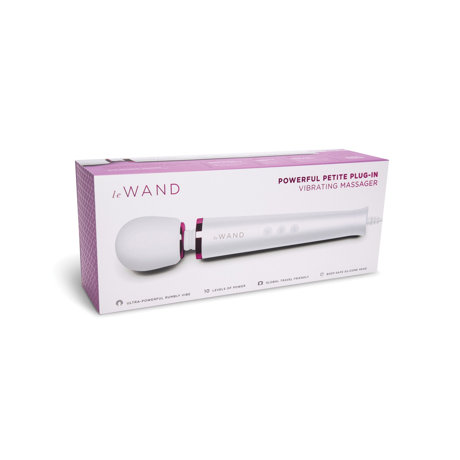 Le Wand Powerful Petite Plug-In Vibrator White