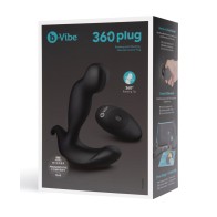 b-Vibe 360 Plug - Black for Doubling Pleasure