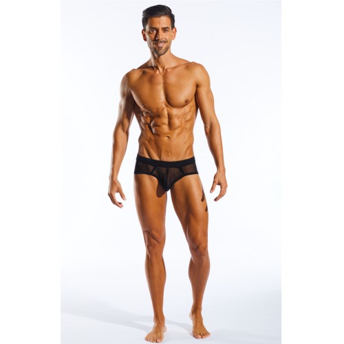 Brief Deportivo Cocksox de Malla con Pouch Contorneado Nero M