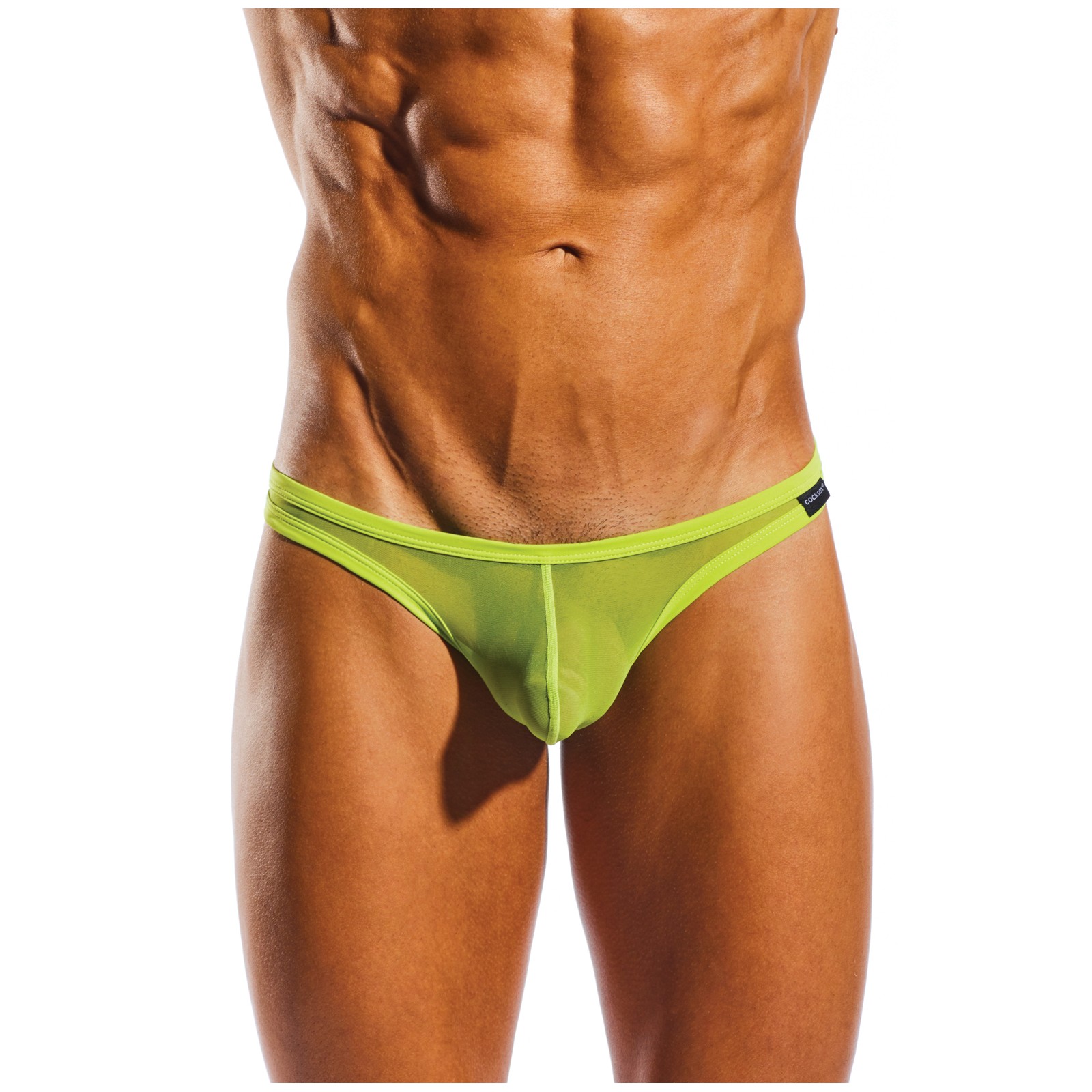 Cocksox Mesh Pouch Thong Citrus Green LG