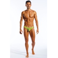 Cocksox Mesh Pouch Thong Citrus Green LG