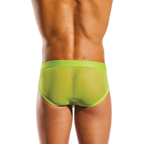 Cocksox Brief Deportivo de Malla Citrus Verde