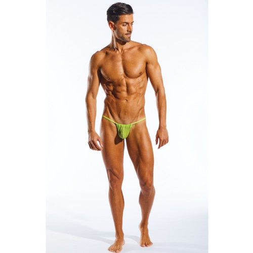 Cocksox Mesh Enhancing Slingshot Citrus Green - Men's Underwear