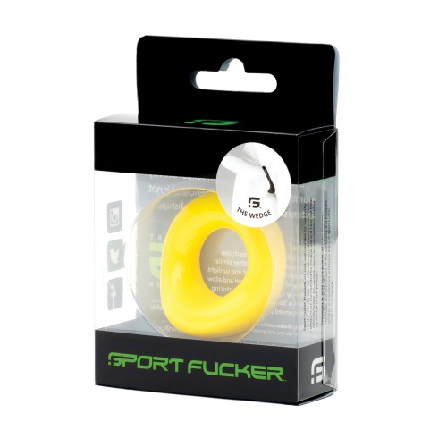 Sport Fucker Wedge Cockring - Yellow