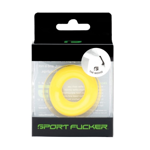 Anillo de Pene Sport Fucker Wedge - Amarillo