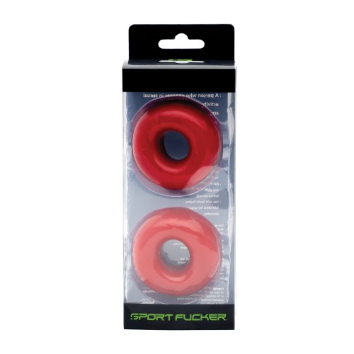 Sport Fucker Skater Boyz Pack of 2 Cock and Ball Rings