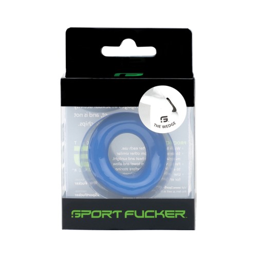 Sport Fucker Blue Wedge Cockring