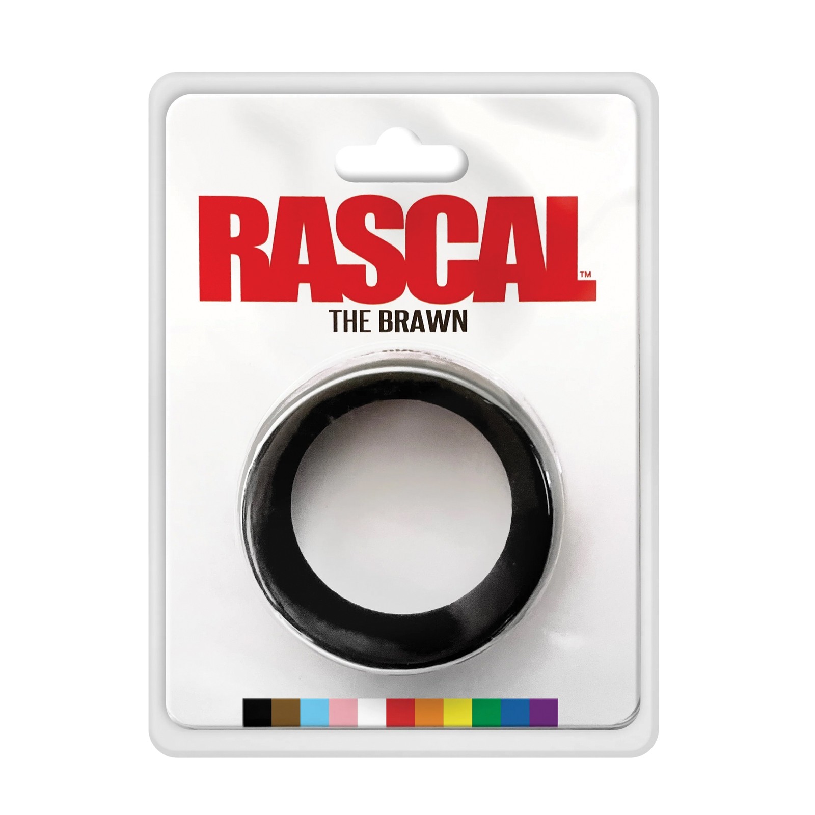 Rascal The Brawn Silicone Cock Ring - Black