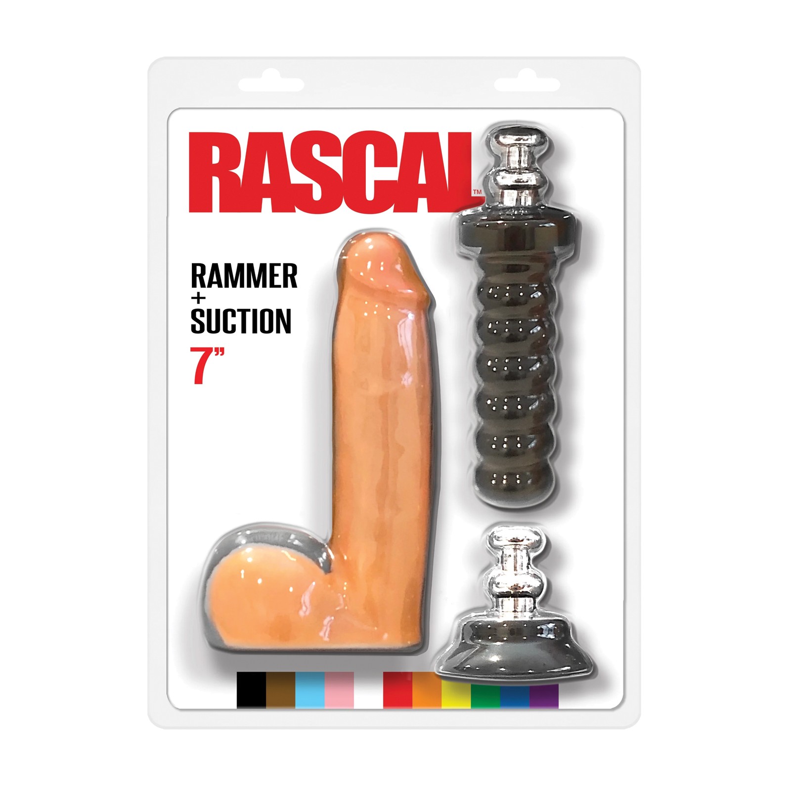 Rascal 7 Inch Cock with Rammer & Suction