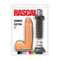 Rascal 7 Inch Cock with Rammer & Suction