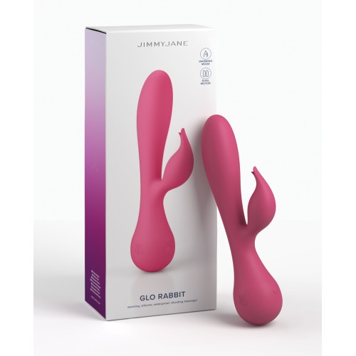 JimmyJane Glo Rabbit Vibrator - Warming Sensation