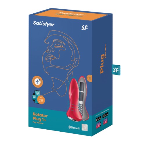 Satisfyer Rotator Plug 1 Red Advanced Anal Pleasure