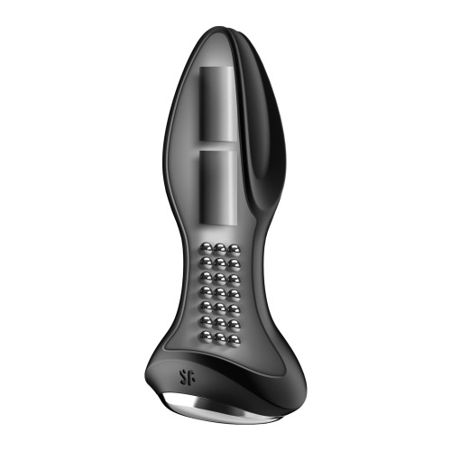 Satisfyer Rotator Plug 2+ - Negro para Estimulación Intensa