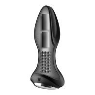 Satisfyer Rotator Plug 2+ - Negro para Estimulación Intensa