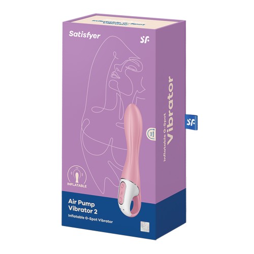 Satisfyer Vibrador de Aire Pump 2 Rojo Claro