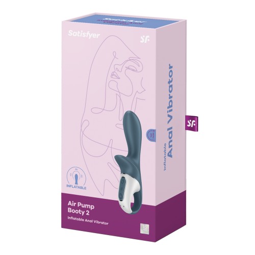 Satisfyer Air Pump Booty 2 Dark Grey