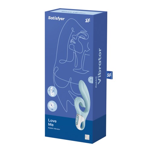 Vibrador Conejito Satisfyer Ámame - Azul