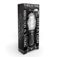 Thrusting, Vibrating & Rotating Oral Sex Masturbator Black