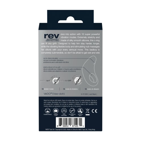 VeDO Rev Rechargeable C Ring - Black