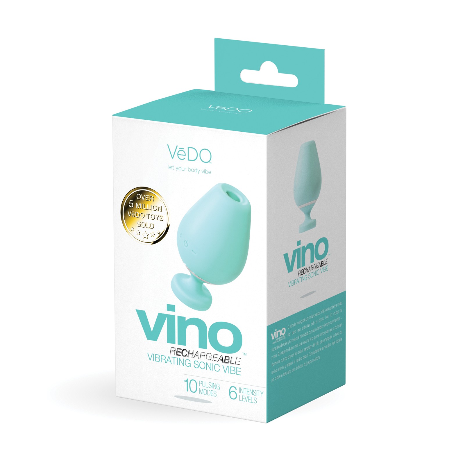 Vibrador Sonic Recargable VeDO Vino