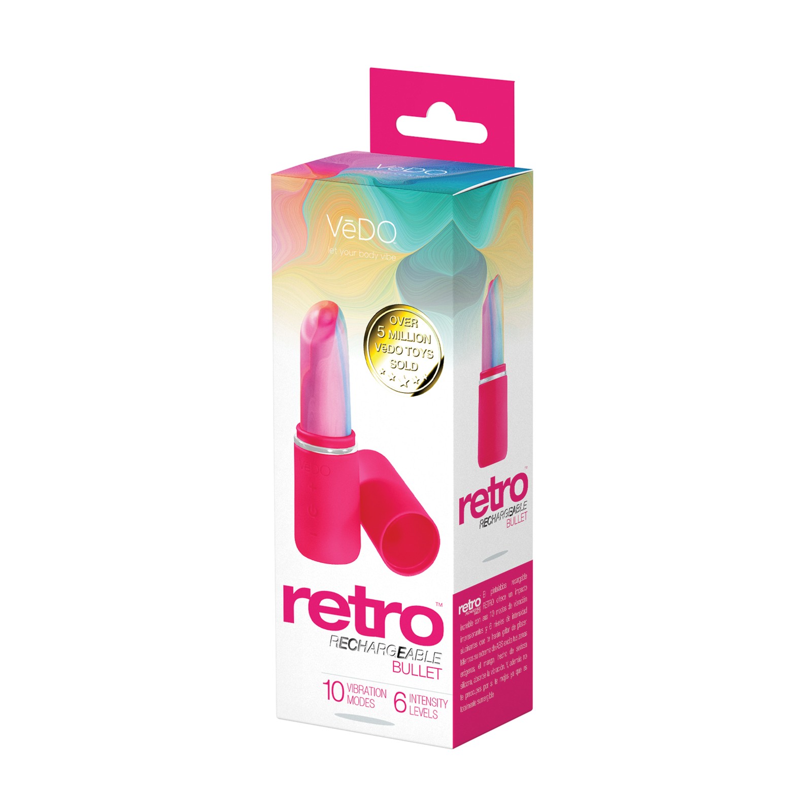 VeDO Retro Bullet Recargable Rosa