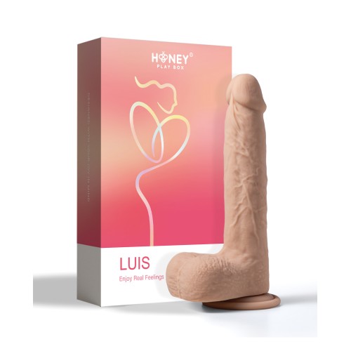 Luis Dildo Vibrador Controlado por App de 8.5 pulgadas Marfil - Placer Supremo