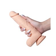 Dildo Vibrador Controlado por App de 8.5" Marfil