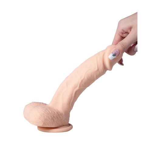 Dildo Vibrador Controlado por App de 8.5" Marfil