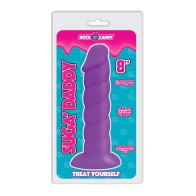 Rock Candy Suga Daddy 8" Dildo de Silicona Púrpura