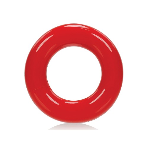 Anillo de Gelatina Rojo Oxballs OXR-1 para Placer Aumentado