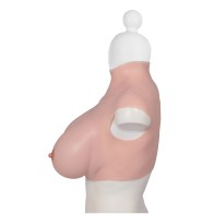 Ultra Realistic H Cup Breast Form Extra Large Ivory - Stunning Realism