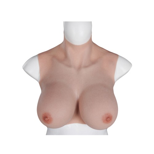 XX-DREAMSTOYS Ultra Realistic E Cup Breast Form - Ivory