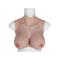 XX-DREAMSTOYS Ultra Realistic E Cup Breast Form - Ivory