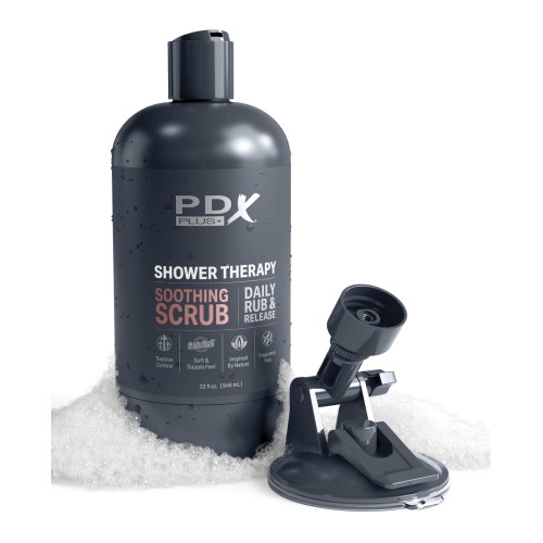 PDX Plus Shower Therapy Soothing Scrub Tan for Men