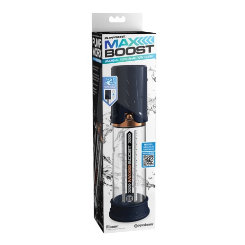 Bomba de Pene Pump Worx Max Boost Azul