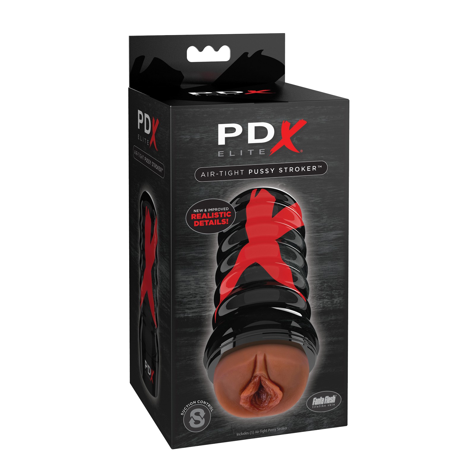 PDX Elite Air Tight Pussy Stroker Brown