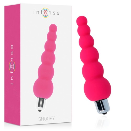 Vibrador Snoopy 7 Modos Silicona Rosa Intenso