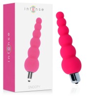 Vibrador Snoopy 7 Modos Silicona Rosa Intenso