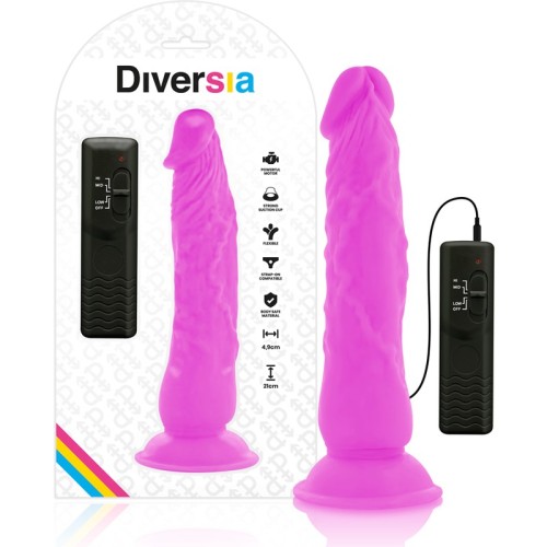 Flexible Vibrating Dildo Lilac