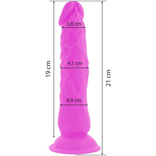 Flexible Vibrating Dildo Lilac