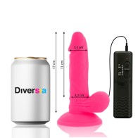 Diversia Flexible Vibrating Dildo Pink