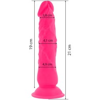 Compra Dildo Flexible Con Vibración Rosa 21 Cm Online