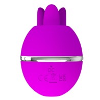 Pretty Love Vibrador De Silicona Redondo Gemini Ball Morado