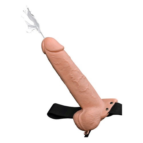 9 Realistic Ejecting Dildo with Harness 22.9cm