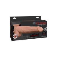 9 Realistic Ejecting Dildo with Harness 22.9cm