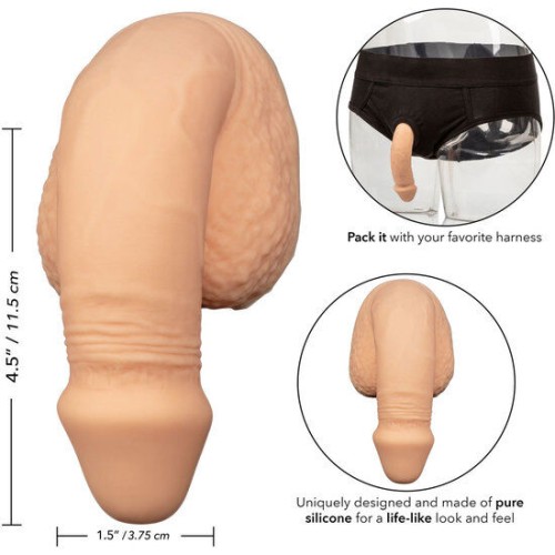 Packing Penis Pene De Silicona 12.75cm Natural