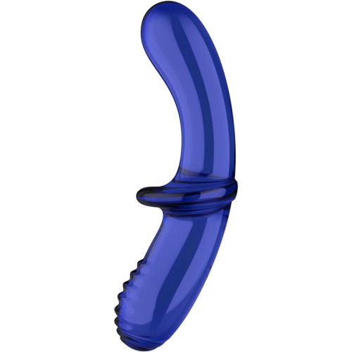 Satisfyer Double Crystal Blue Dildo